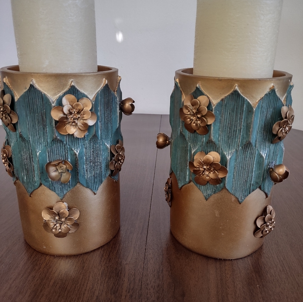 Decorative Candle Holders set of 2.
